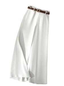 white formal pants