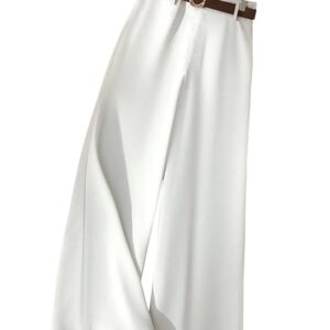 KERI PERRY Trousers for Woman Pants Women's Formal Office Korean | Black Track Pant Beige| Straight | Cotton Spandex Stretchable Trouser | High-Waisted Bottom Wear