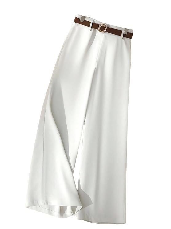 KERI PERRY Trousers for Woman Pants Women's Formal Office Korean | Black Track Pant Beige| Straight | Cotton Spandex Stretchable Trouser | High-Waisted Bottom Wear